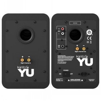 Bluetooth Speaker Accessories KANTO AUDIO  KANTO AUDIO POWERED SPEAKERS WITH BLUETOOTH® AND RCA INPUT - BLACK VINYL (INCL. TYPE C & G POWER CORDS)