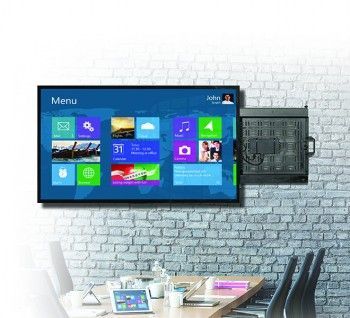 TV bracket B-TECH AV  B-TECH AV FLAT SCREEN WALL MOUNT WITH SLIDE-OUT AV STORAGE TRAY (VESA 600 X 400)