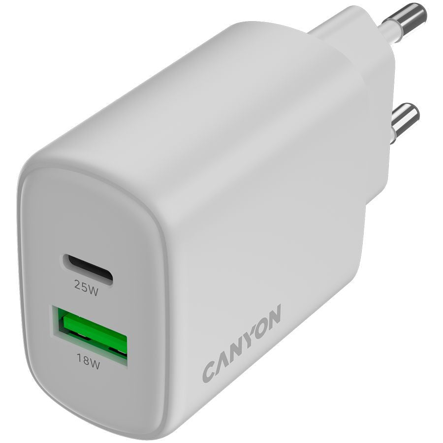 Adaptrid Canyon  CANYON charger OnCharge 250 25W 1xPD 1xQC EU White