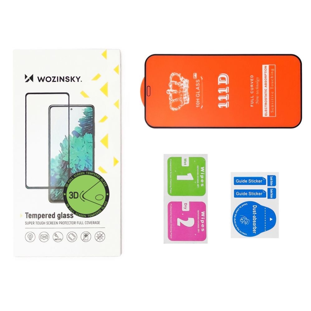 Защитное стекло Wozinsky  Wozinsky super durable Full Glue tempered glass full screen with frame Case Friendly Samsung Galaxy S22 black