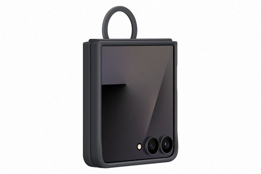 Back panel cover Samsung  PF766TBEGWW Ring Case (Silicone) Samsung Galaxy Flip7, Black