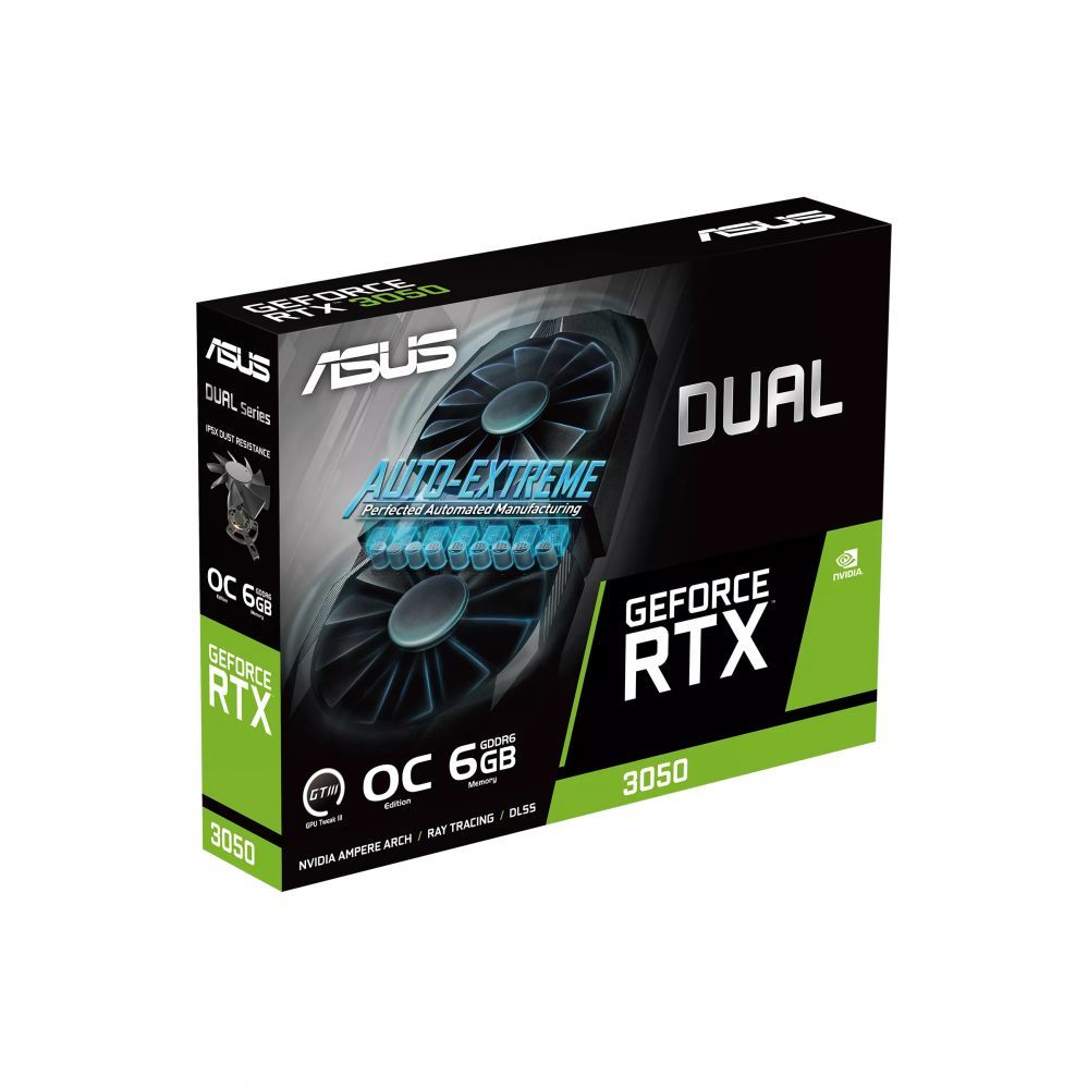 Graafikakaart / ideokaardid Asus  DUAL-RTX3050-O6G