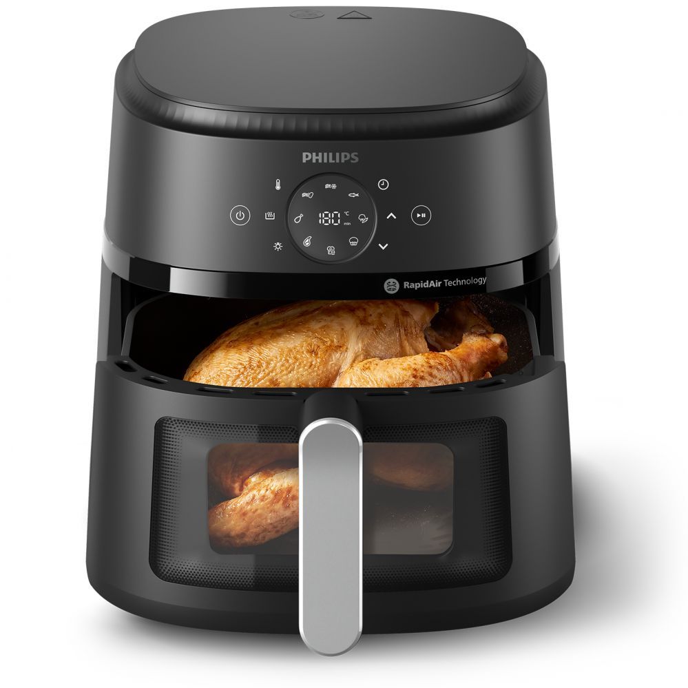 Lauagrillid Philips  NA231/00 Airfryer, 1700 W, Pan volume 6.2 L, Black, Silver |  Airfryer | NA231/00 | Power 1700 W | Capacity 6.2 L | Black/Silver