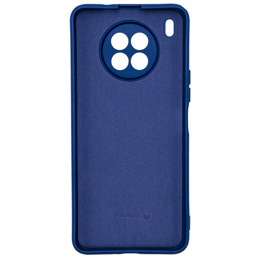 Back panel cover Evelatus Huawei Nova 8i Nano Silicone Case Soft Touch TPU Navy Blue