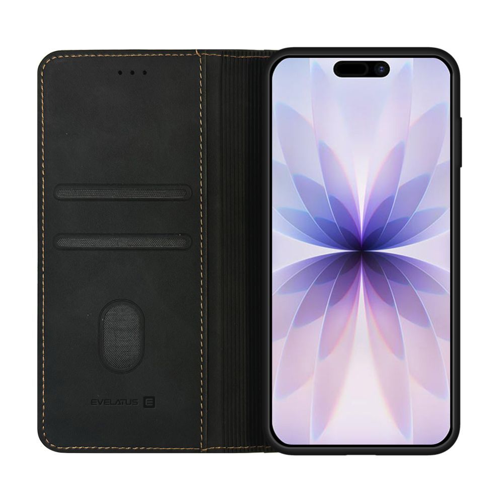 Чехол книжка Evelatus Apple iPhone 17 Book Case Folio Black