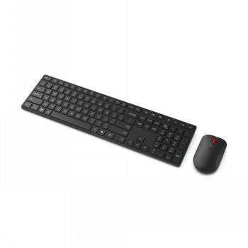 Компьютерная клавиатура Lenovo  LENOVO WIRELESS MULTI-MODE PRO COMBO KEYBOARD AND MOUSE 6000 - U.S. ENGLISH WITH EURO SYMBOL AI