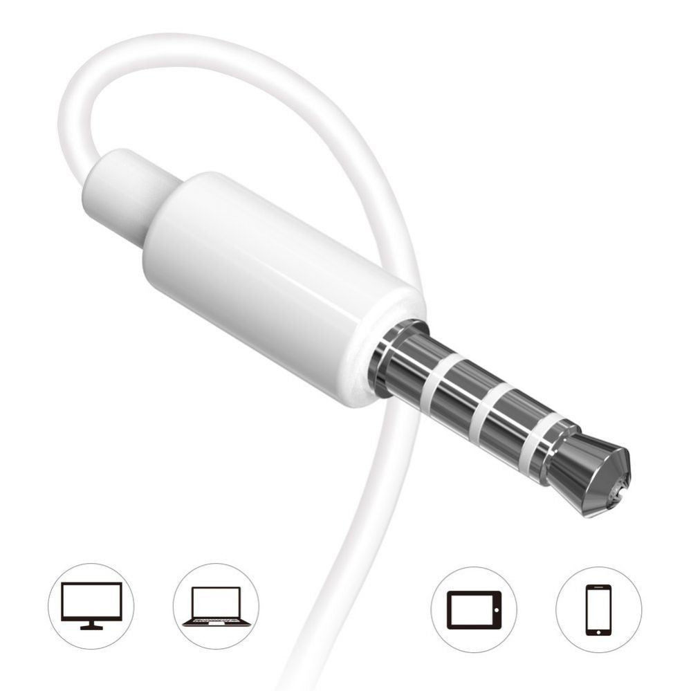 Kõrvaklapid Dudao  Dudao in-ear wired mini jack 3.5mm headset white (X10S white)
