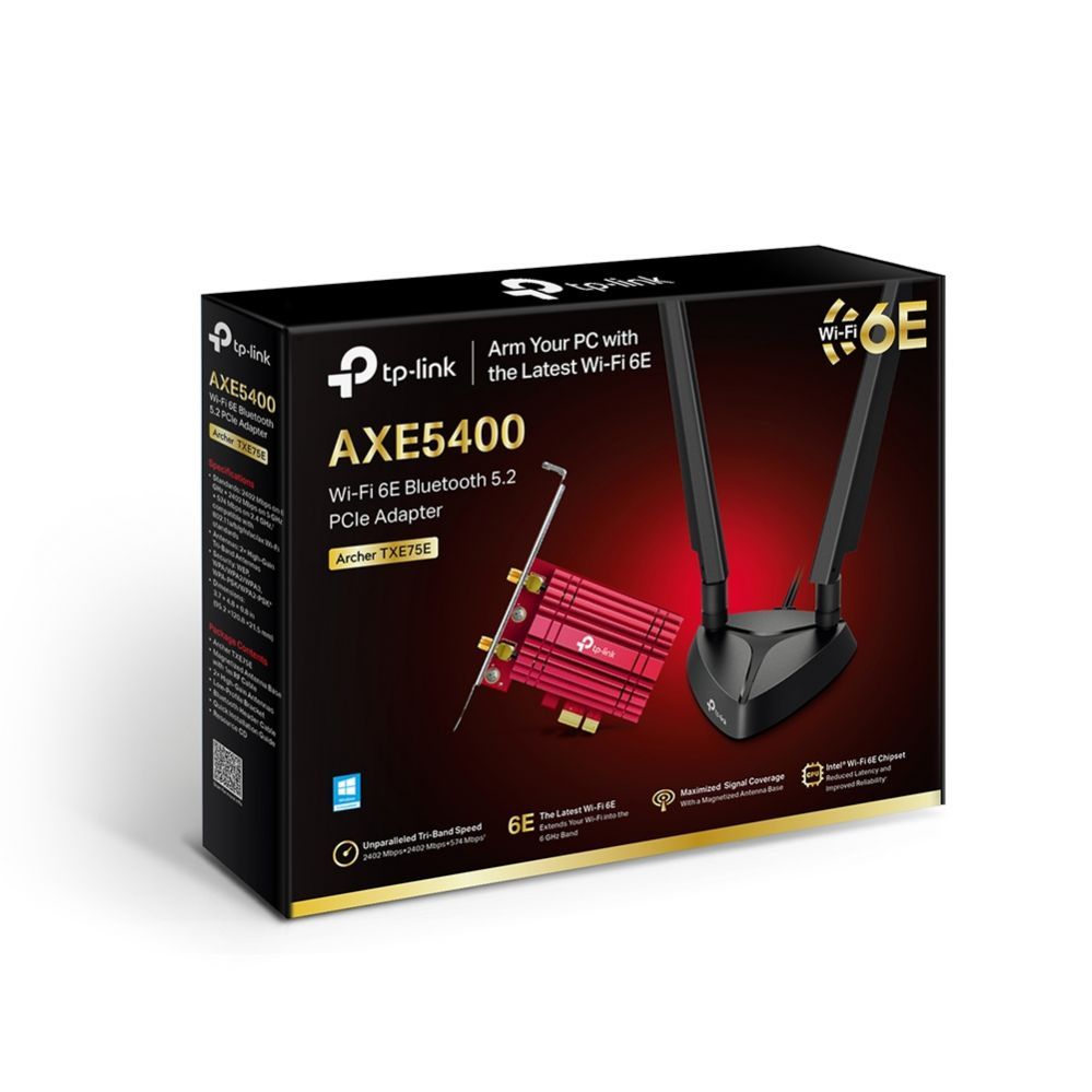 Коммутатор TP-Link  WRL ADAPTER 5400MBPS WI-FI 6E/ARCHER TXE75E