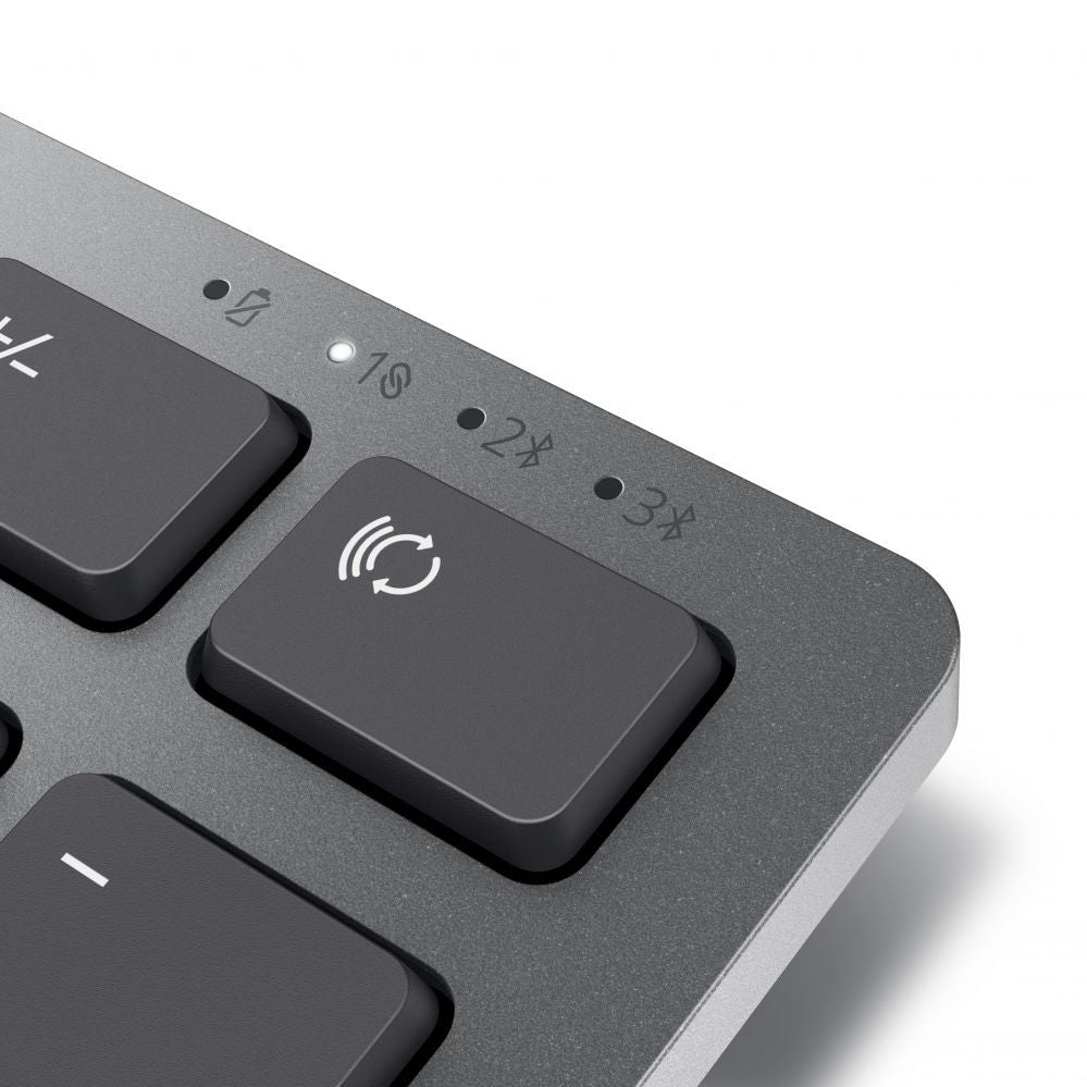 Arvuti klaviatuur Dell  Keyboard KB700 Wireless, US, 2.4 GHz, Bluetooth 5.0, Titan Gray