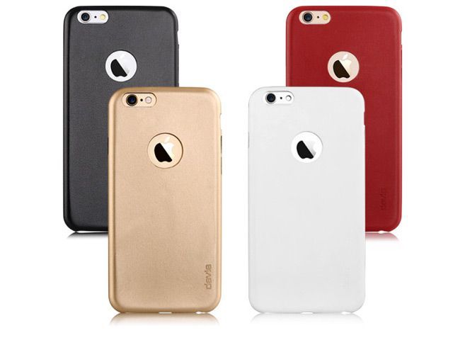 Back panel cover Devia Apple iPhone 6/6s Blade case Pure White
