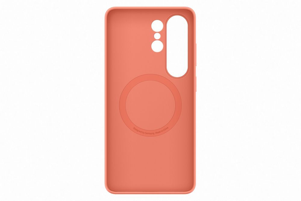 Back panel cover Samsung  ES948CO Silicone Magnet Case Samsung Galaxy S26 Ultra, Coral Red