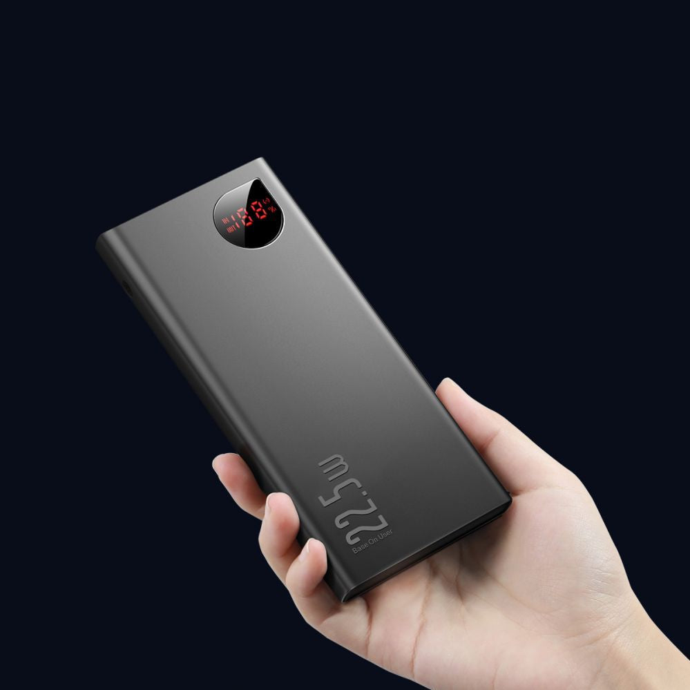 Power bank Baseus  Baseus Adaman Metal power bank with fast charging 10000mAh 22.5W (Overseas Edition 2021) black