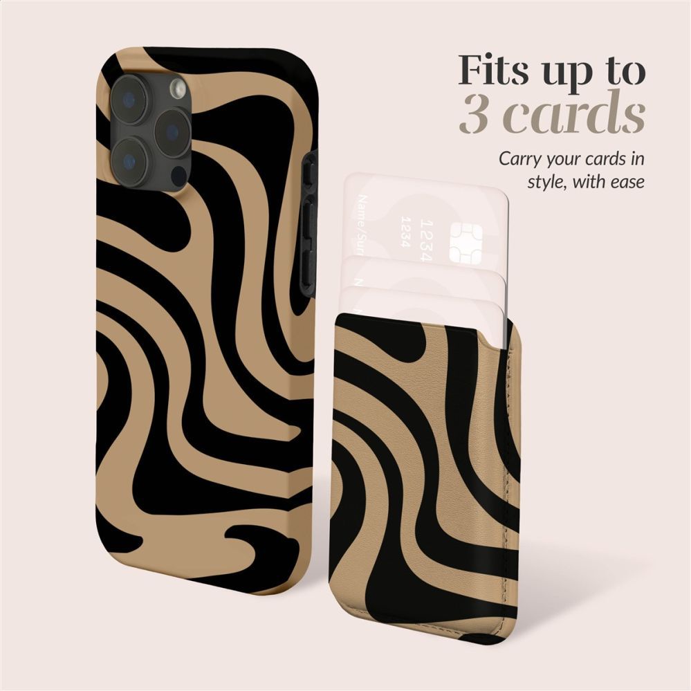 Back panel cover Mio  MIO Swirl Magsafe Case Compatible Card Holder