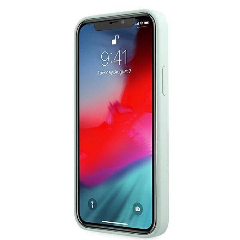Back panel cover Guess Apple iPhone 12 Pro Max 6.7'' Fuschia Cover Blue