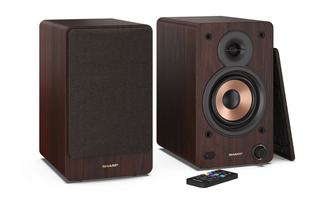 Arvutikõlarid Sharp  CP-SS30 Bookshelf Speakers, Brown