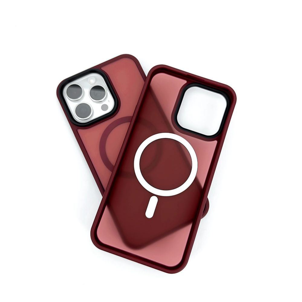 Чехол на заднюю панель Evelatus Apple iPhone 15 Pro Max Hybird Case With Magsafe PC+TPU Plum