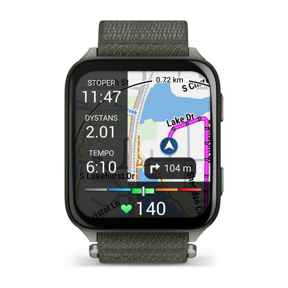 Nutikell Garmin  Venu X1 Moss with Titanium Caseback and Moss ComfortFit Nylon Band