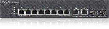 Servers ZYXEL NETWORKS  ZYXEL GS2220-10,EU REGION,8-PORT GBE L2 SWITCH WITH GBE UPLINK (1 YEAR NCC PRO PACK LICENSE BUNDLED) (5Y WARRANTY)