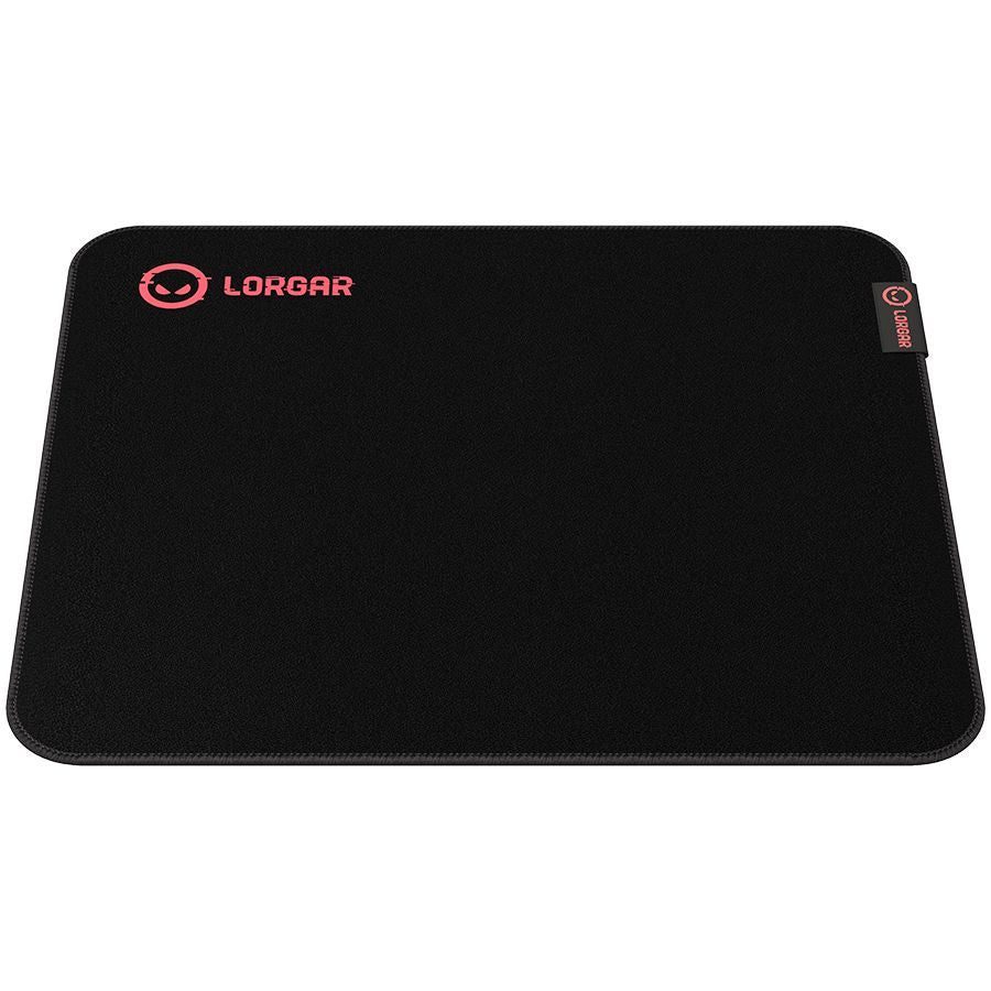 Mouse pad LORGAR  Lorgar Main 323, Gaming mouse pad, Precise control surface, Red anti-slip rubber base, size: 360mm x 300mm x 3mm, weight 0.21kg