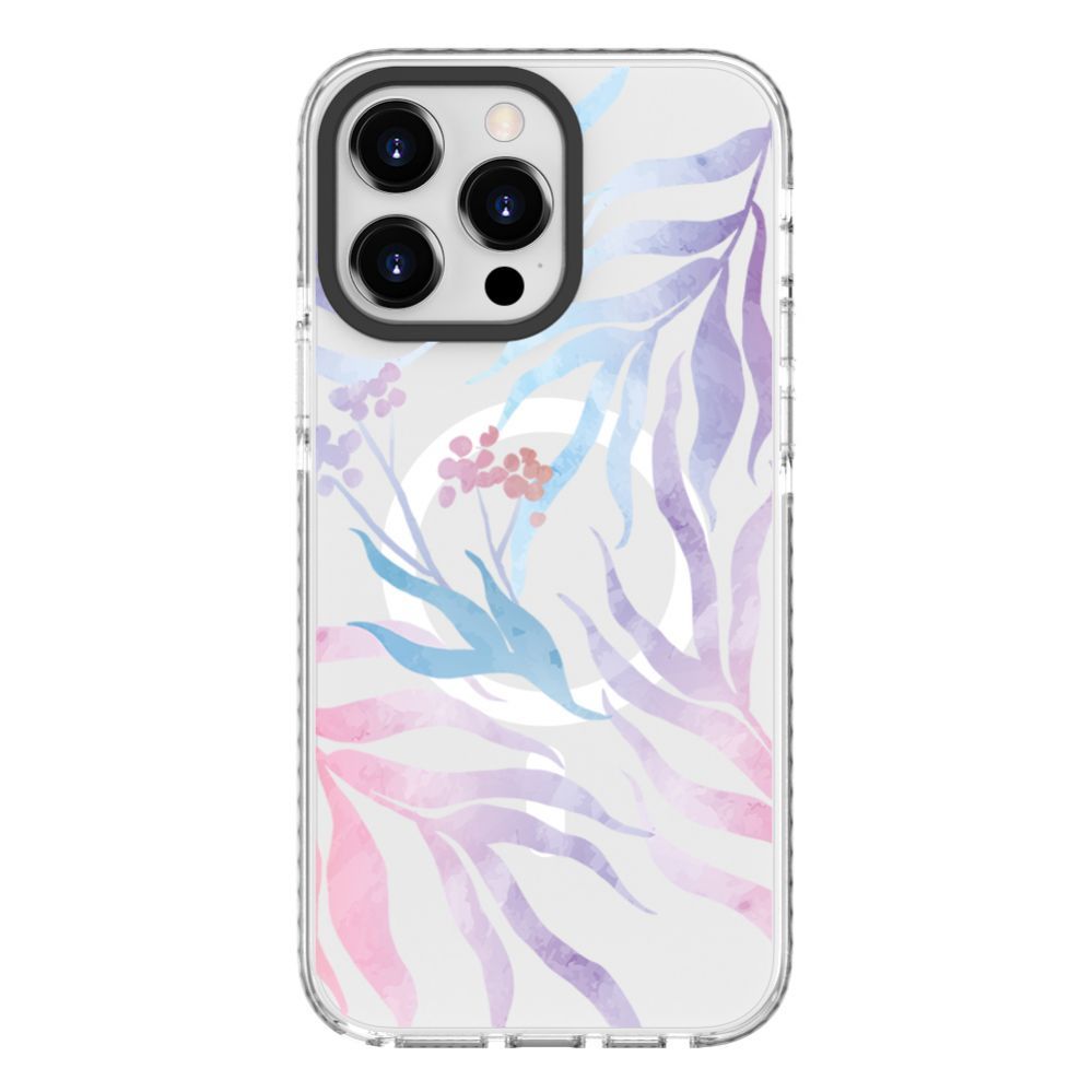Чехол на заднюю панель Evelatus Apple iPhone 15 Pro Max PC+TPU With MagSafe Customized Print Flower