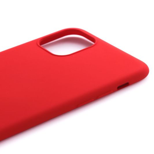 Tagakaaned Evelatus Apple iPhone 11 Pro Max Nano Silicone Case Soft Touch TPU Red