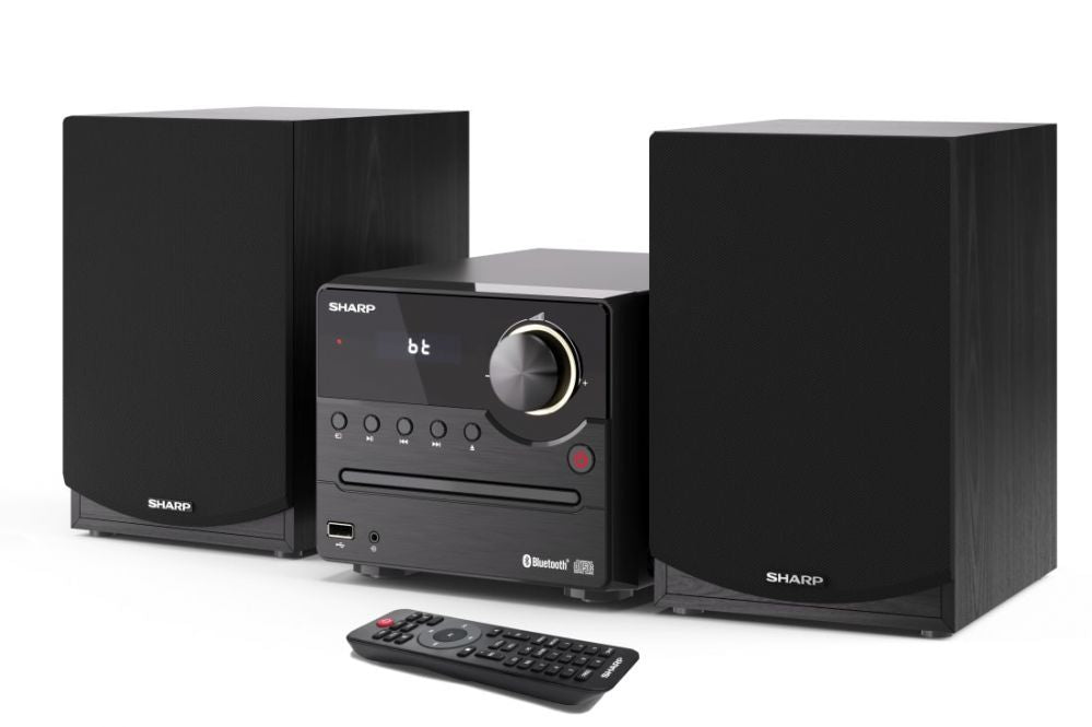 Interaktiivne lahendus Sharp  XL-B512(BK) Hi-Fi Micro System, CD/FM/USB/Bluetooth v5.0, 45W, Black