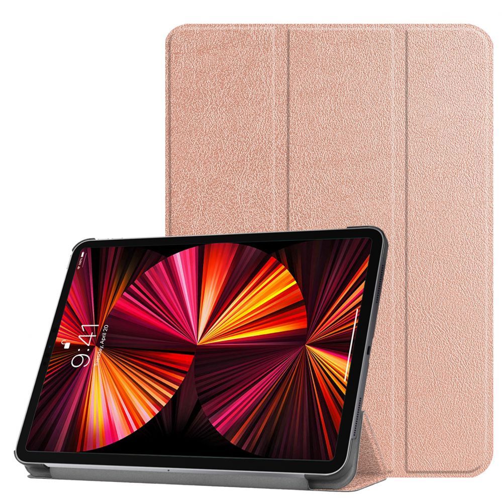 Book case iLike  iPad Mini 5 7.9 Tri-Fold Eco-Leather Stand Case Rose Gold