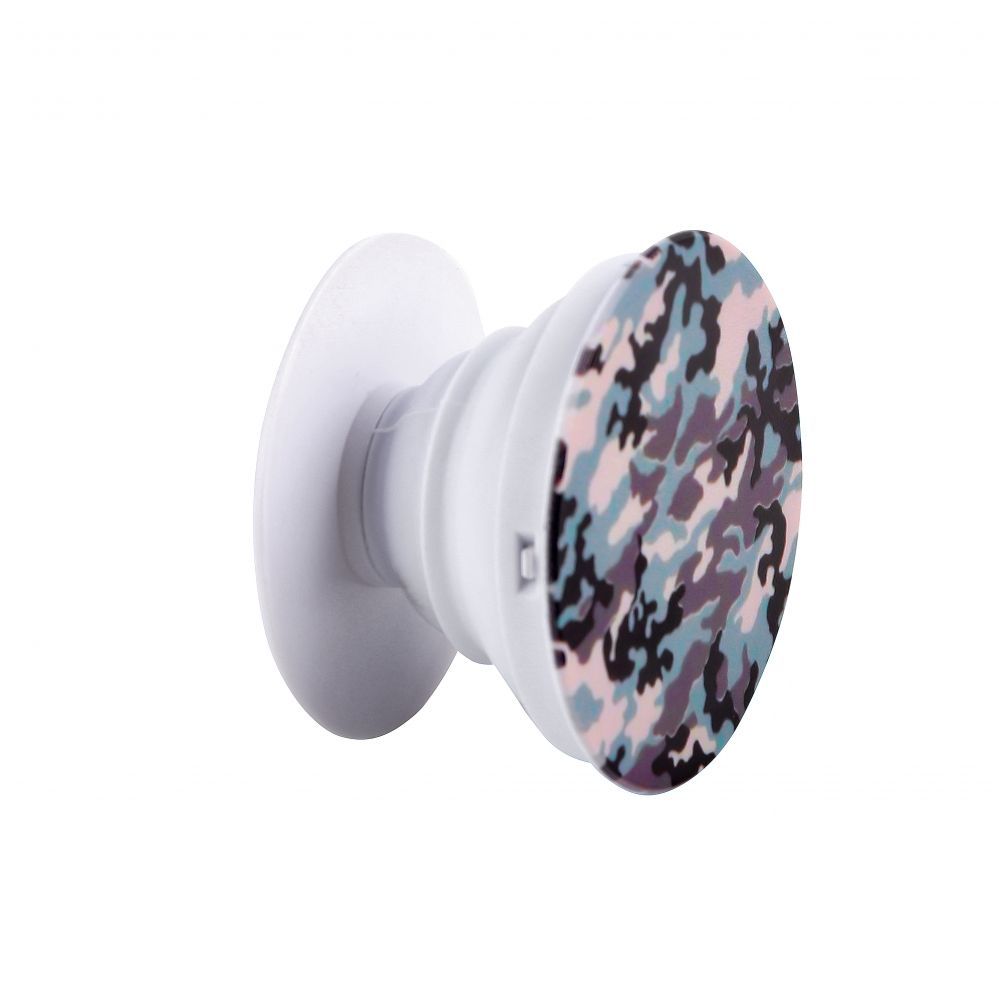 Universaalne telefonihoidja (Popsocket) iLike  Universal Pop Holder Camo Green