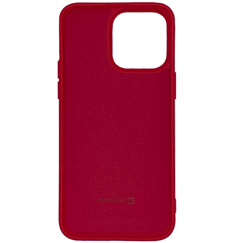 Tagakaaned Evelatus Apple iPhone 14 Pro Max 6.7 Nano Silicone Case Soft Touch TPU Red