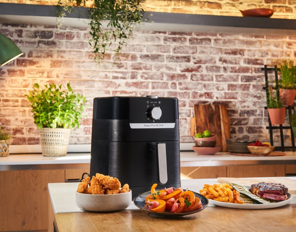 Настольный гриль TEFAL  Fryer Easy Fry and Grill EY501815 Power 1550 W, Capacity 4.2 L, Black