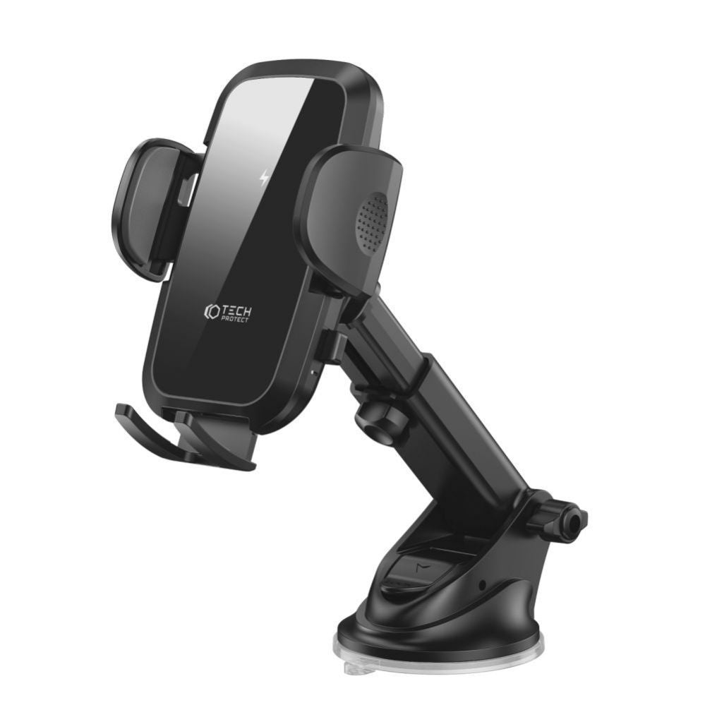Авто держатель Tech-Protect Universal Tech-Protect CM15W-V1 Car Phone Holder with 15W Inductive Charger for Cockpit/Air Vent - Black Black