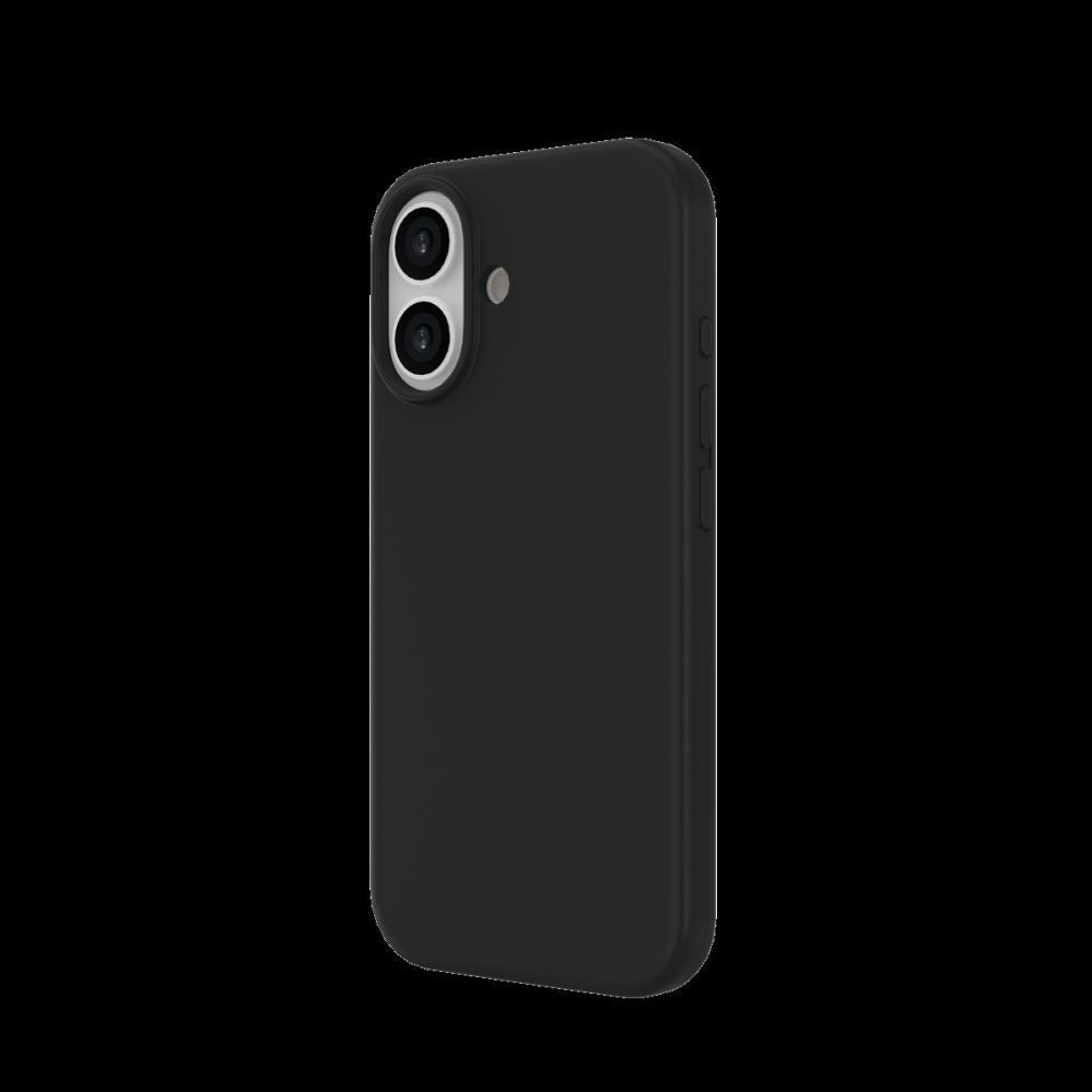 Back panel cover Just Must  JUST MUST REGULAR DEFENSE SILICONE with MAGSAFE for iPhone 17 Black