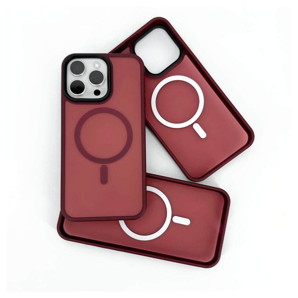 Чехол на заднюю панель Evelatus Apple iPhone 15 Pro Max Hybird Case With Magsafe PC+TPU Plum
