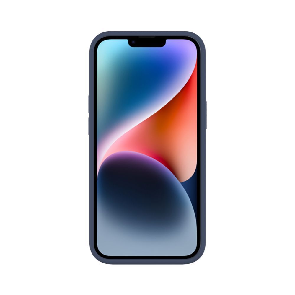 Tagakaaned Evelatus Apple iPhone 14 / 13 Premium Magnetic Soft Touch Silicone Case Dark Blue