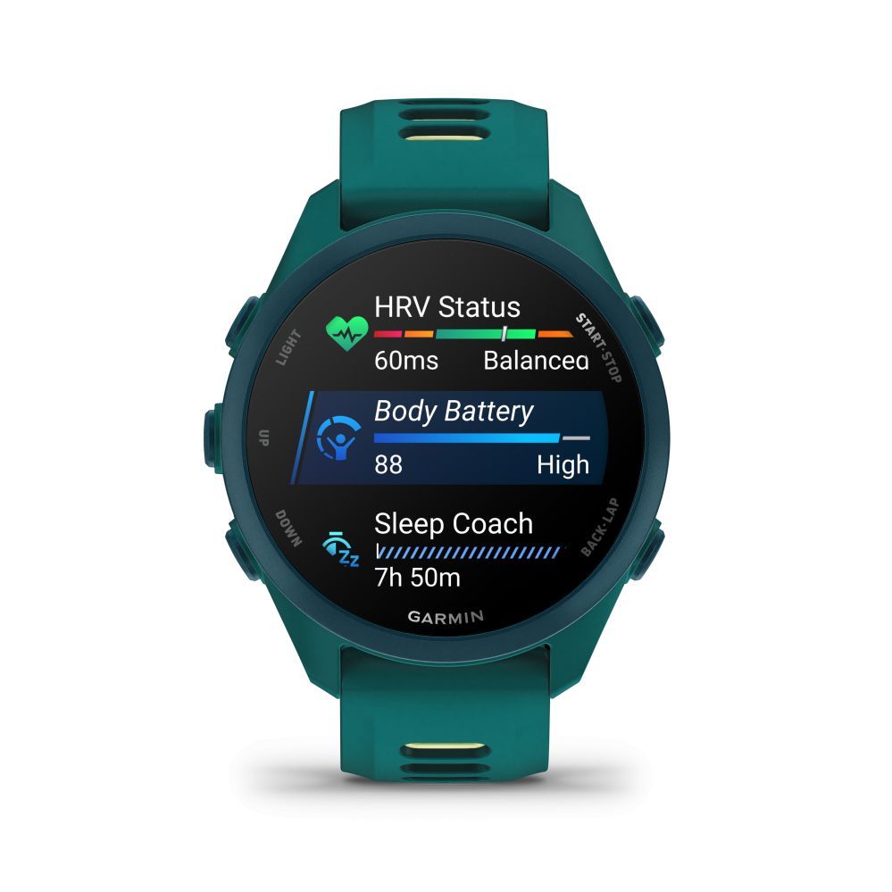 Nutikell Garmin  Forerunner 170 Music, Teal Green with Teal Green/Citron Band