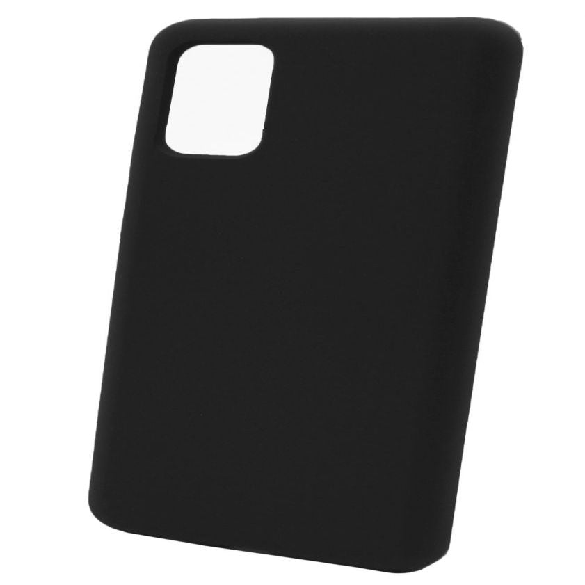 Back panel cover Evelatus Samsung Galaxy S20 Plus Premium Soft Touch Silicone Case Black