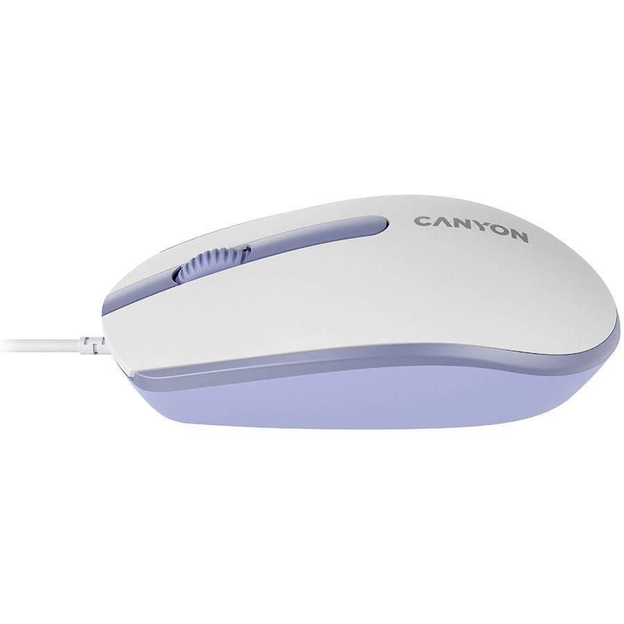 Arvutihiir Canyon  CANYON mouse M-10 Wired White Lavender
