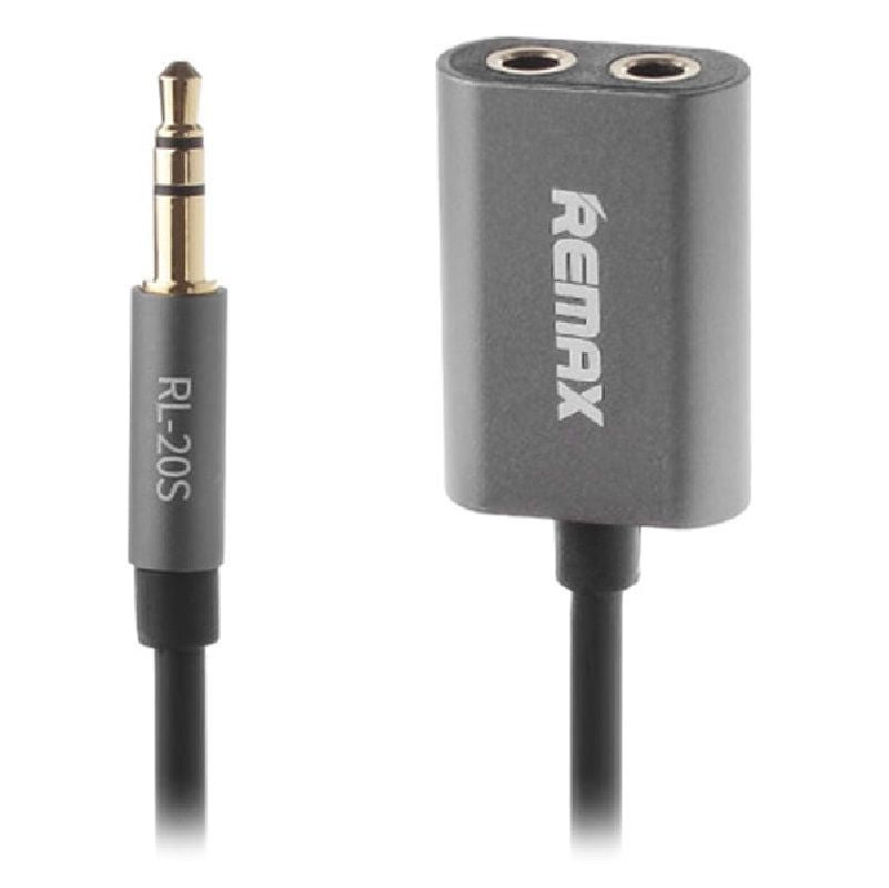 Helikaabel Remax Qulmax 3.5mm Share Jack Cable RL-20S Grey