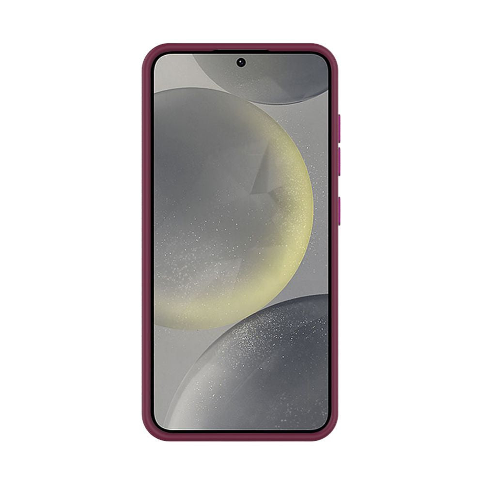 Back panel cover Evelatus Samsung Galaxy S24 Shield Case With Magsafe matte Red