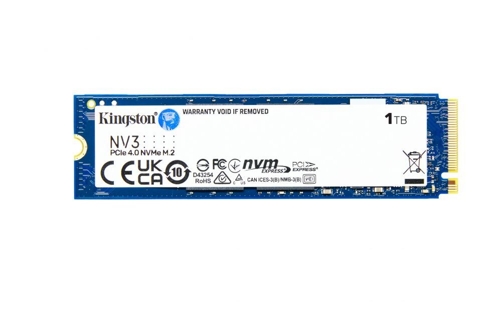 Жесткий диск SSD Kingston  SSD PCIE G4 M.2 NVME 1000GB/SNV3S/1000G
