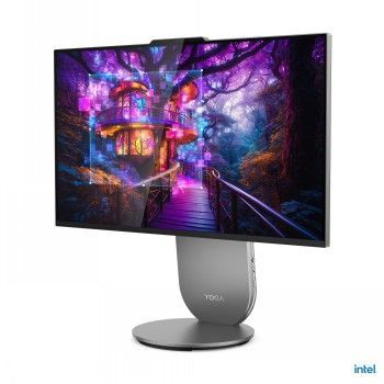 Personal computer Lenovo  LENOVO YOGA AIO ULTRA 7 255H/27" QHD (2560X1440) IPS 400NITS, 99% SRGB, 4 SIDE LIKE, 120HZ/16GB/1TB SSD/INTEL ARC 140T/JBL SPEAKERS/W11H/ENG (LUNA GREY)