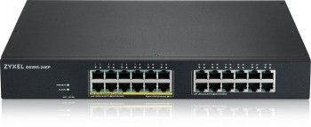 Serverid ZYXEL NETWORKS  ZYXEL GS1915-24EP, 24-PORT GBE, 12 PORT POE, 130 WATT 802.3AT, RACKMOUNT, FANLESS, SMART SWITCH, HYBRID MODE, STANDALONE OR NEBULAFLEX CLOUD (5Y WARRANTY)
