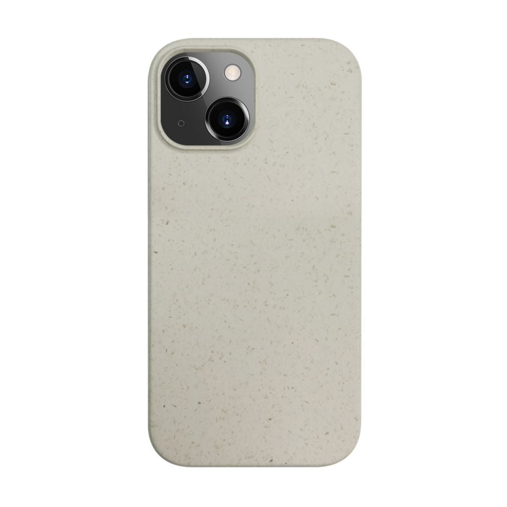 Чехол на заднюю панель iLike Apple iPhone 14 Silicone plastic case Eco Print Design White