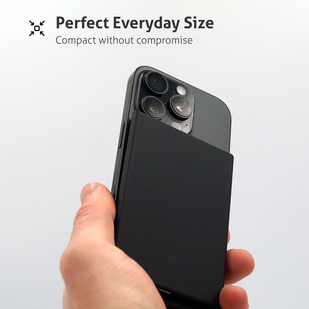 Väline aku Evelatus  Evelatus 3000mAh Power Bank Super Slim With Wireless charging EVEP03PBSSB Black