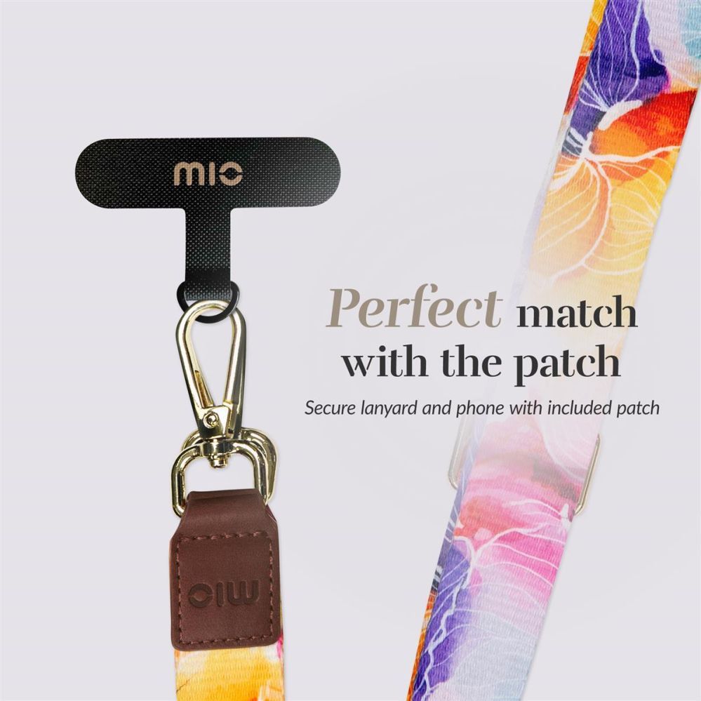 Back panel cover Mio  MIO Lanyard strap Flowers