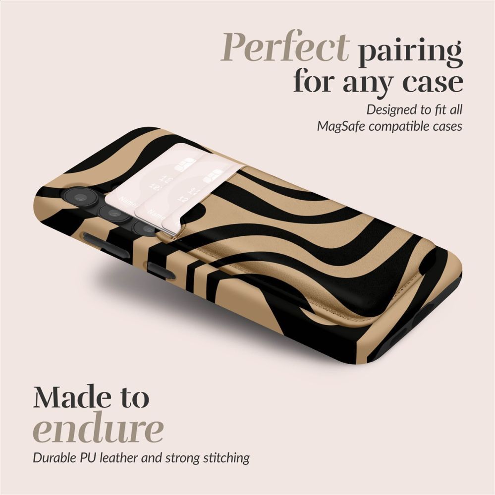 Back panel cover Mio  MIO Swirl Magsafe Case Compatible Card Holder