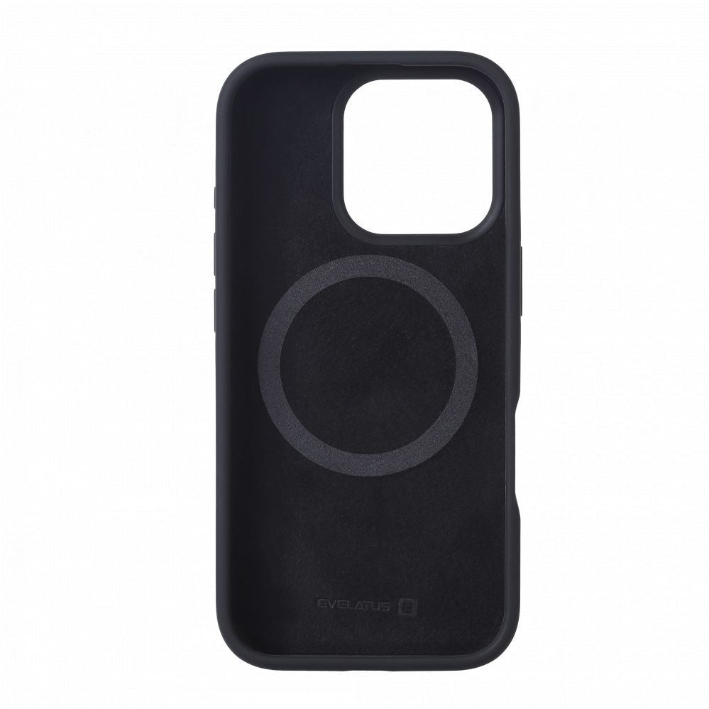 Tagakaaned Evelatus Apple iPhone 16 Pro Premium Magsafe Soft Touch Silicone Case Black