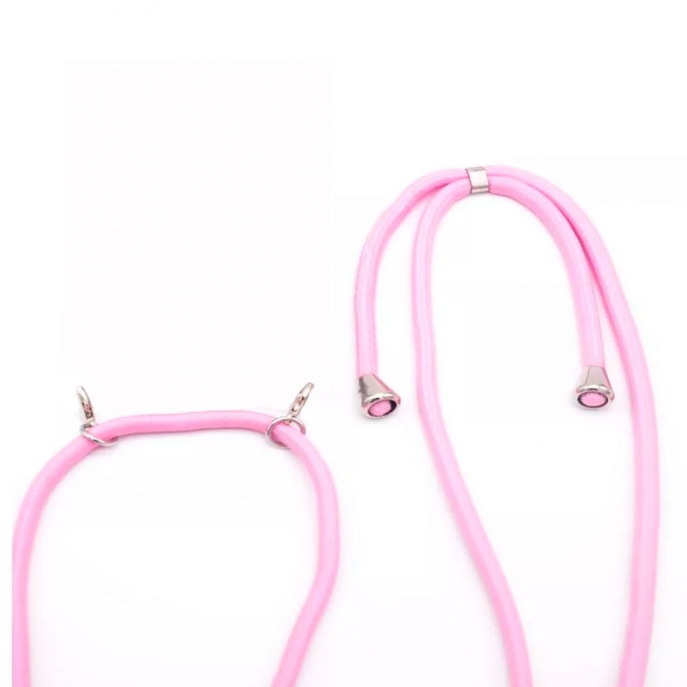 Чехол на заднюю панель Evelatus Samsung A40s Case with rope Pink Transparent