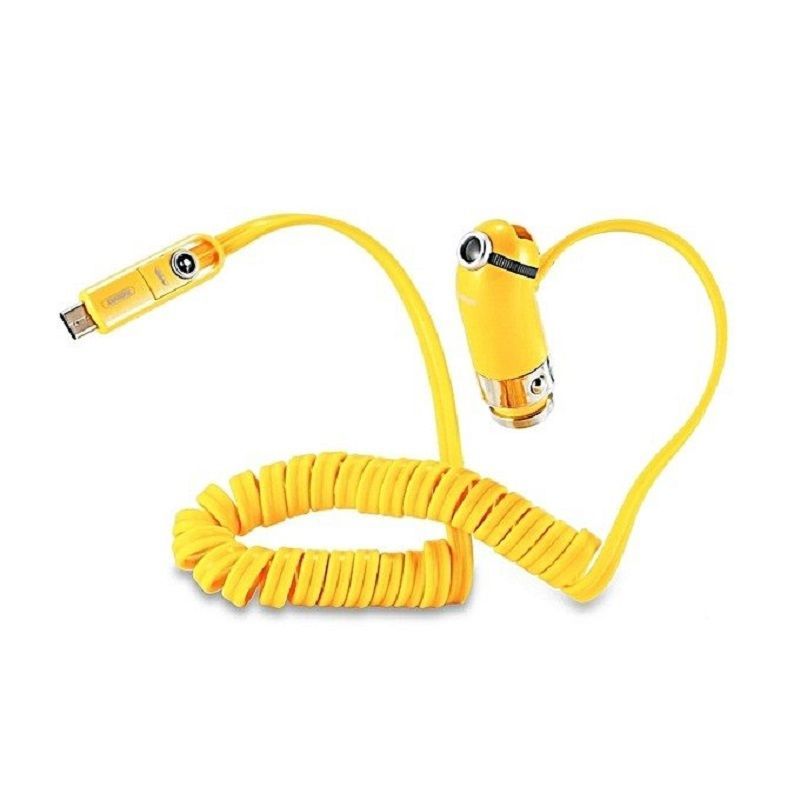Autolaadijad Remax  Cutie Car Charger Yellow