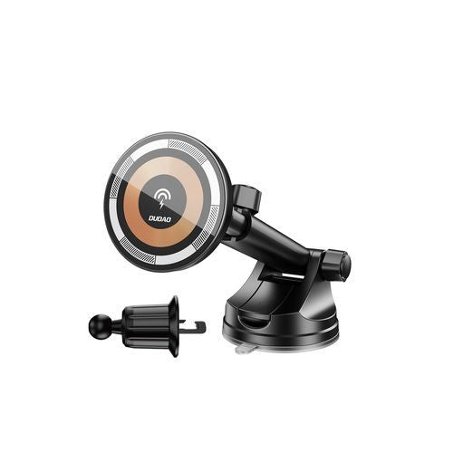 Autolaadijad Dudao  15W magnetic wireless extensio n-type suction Car Phone Black
